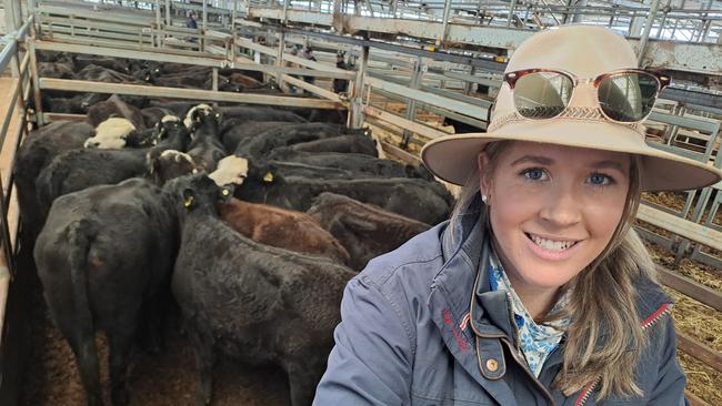 Katie Lewis, from Corcoran Parker at Wodonga, has achieved the highest throughput of cattle on Auctionsplus in the past financial year.