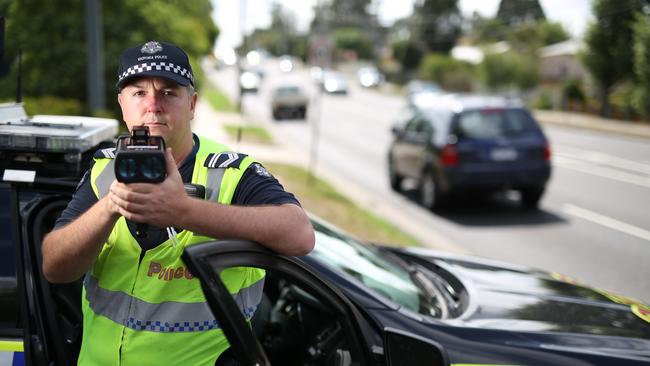 Police will flood the main highways that lead motorists out of the city this weekend. Picture: Stuart Milligan