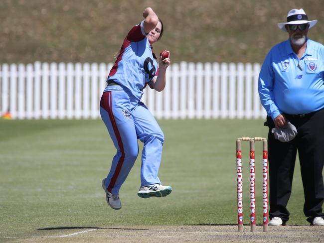 Beth Millican in action for the Slayers at Olds Park in round three of the Brewer Shield. Picture Warren Gannon Photography