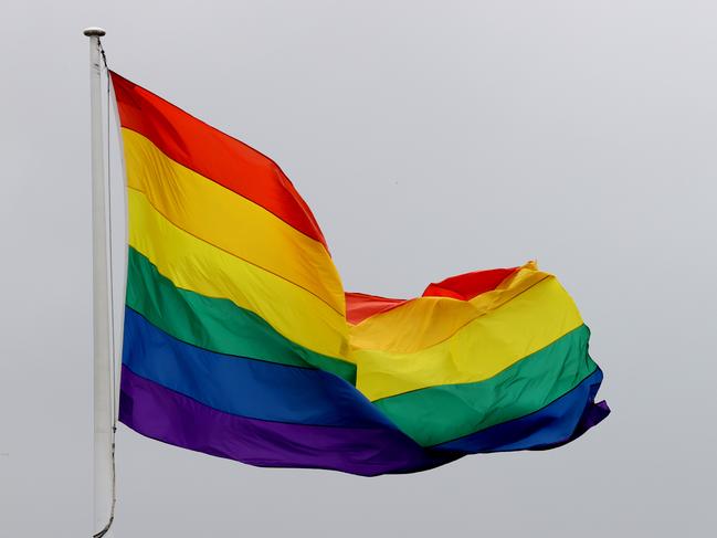 A rainbow flag. Picture: NCA NewsWire / Dylan Coker