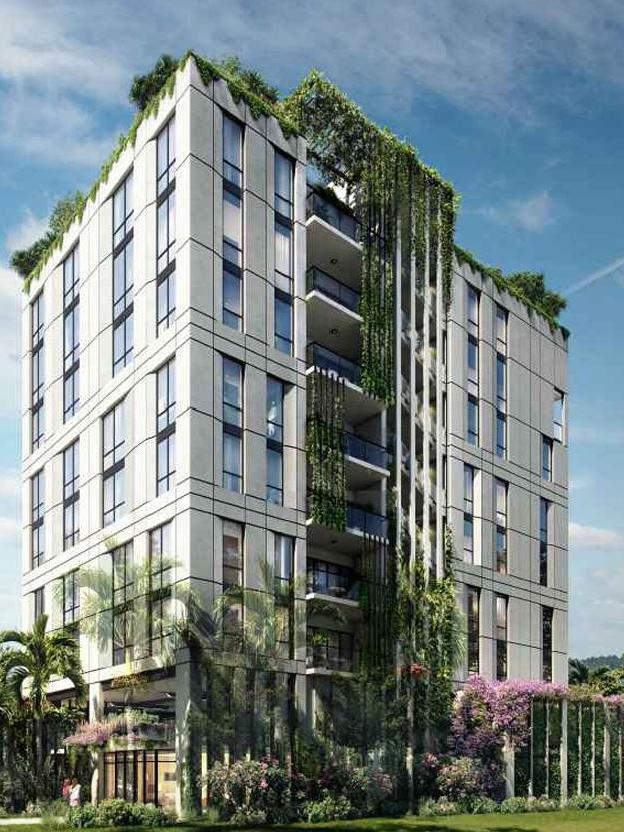 Two buildings, of nine storeys and 13 storeys, are proposed for a site between the Esplanade and Lake St, comprising 90 apartments and a retail or restaurant precinct. Picture: Supplied.