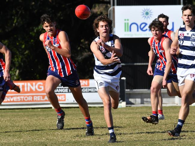 QAFL colts agme between Wilston Grange and Broadbeach at Hickey Park.Saturday June 18, 2022. Picture, John Gass