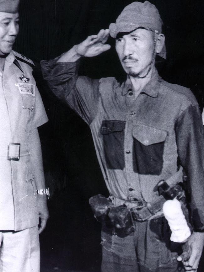 Japanese Imperial Army Lieutenant Hiroo Onoda. Picture: AP Photo