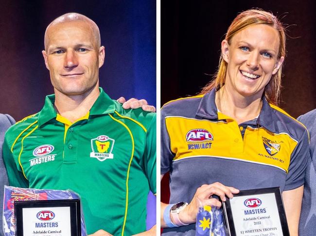 AFL Masters National Carnival 2022 top players art. Pictures: Dominic Chaplin/Pine Creek Pictures