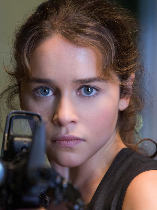 Clarke as the kick-butt Sarah Connor in Terminator Genisys. Picture: Paramount