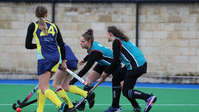 Top youngsters competing at the NSW U15 state hockey championships. Pic: ClickInFocus