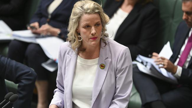 Ms O’Neil urged Australians to get out of Israel if they want to leave. Picture: NCA NewsWire / Martin Ollman