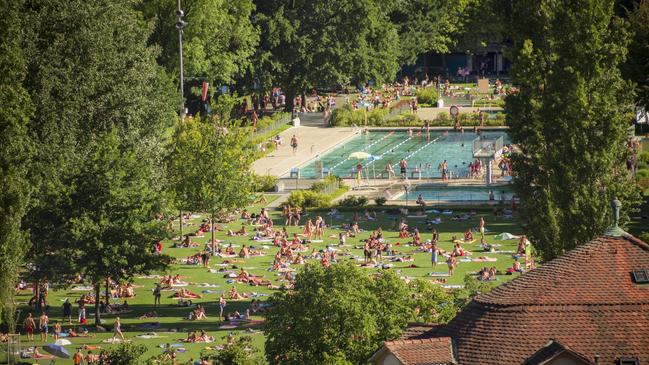 The popular Marzili swimming complex.