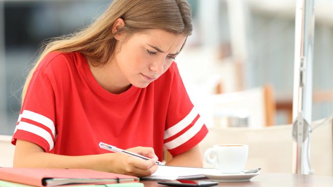 Think your child might be suffering from more than just pre-exam jitters? Don’t ignore the issue; start a conversation as soon as you notice something is off. Picture: iStock