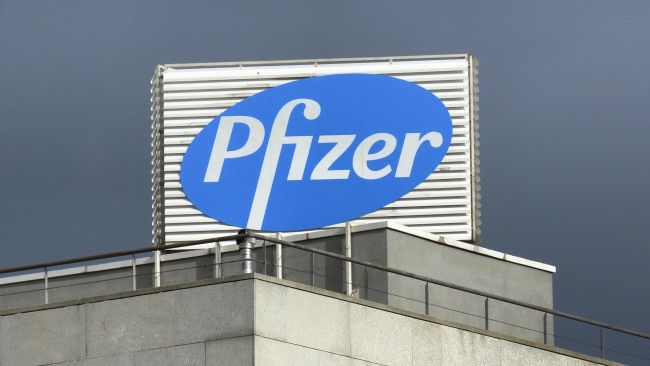 Headquarters of the pharmaceutical company Pfizer in Madrid, Spain. Picture: Getty Images