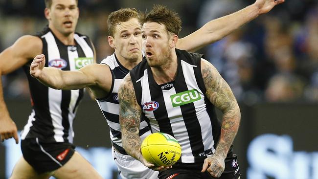 Dane Swan is expected to announce his retirement. Picture: Michael Klein