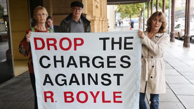 Boyle has attracted many advocates throughout his time in court. Picture: NewsWire / David Mariuz