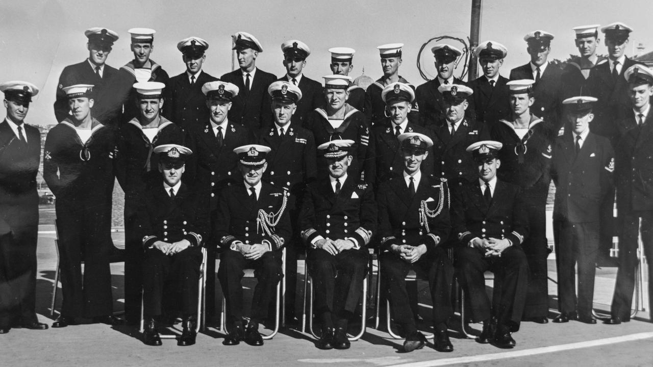 Mr Brooks is circled in the back row of the crew that was dispatched to Montebello.