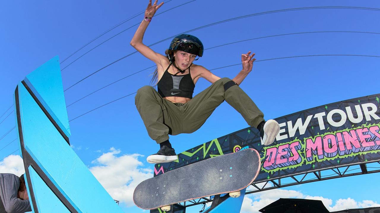 Australian skateboarder Chloe Covell, 13, aims to compete at the 2024 Paris Olympic Games.