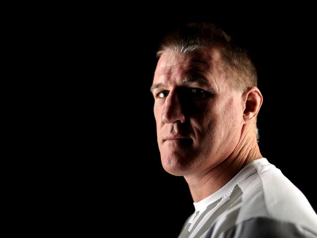 SYDNEY, AUSTRALIA – APRIL 19: Paul Gallen poses for a portrait following the King of the Castle press conference at NEP Studios on April 19, 2022 in Sydney, Australia. (Photo by Brendon Thorne/Getty Images)