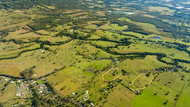 An aerial photo of Caboolture West, which is set to boom.