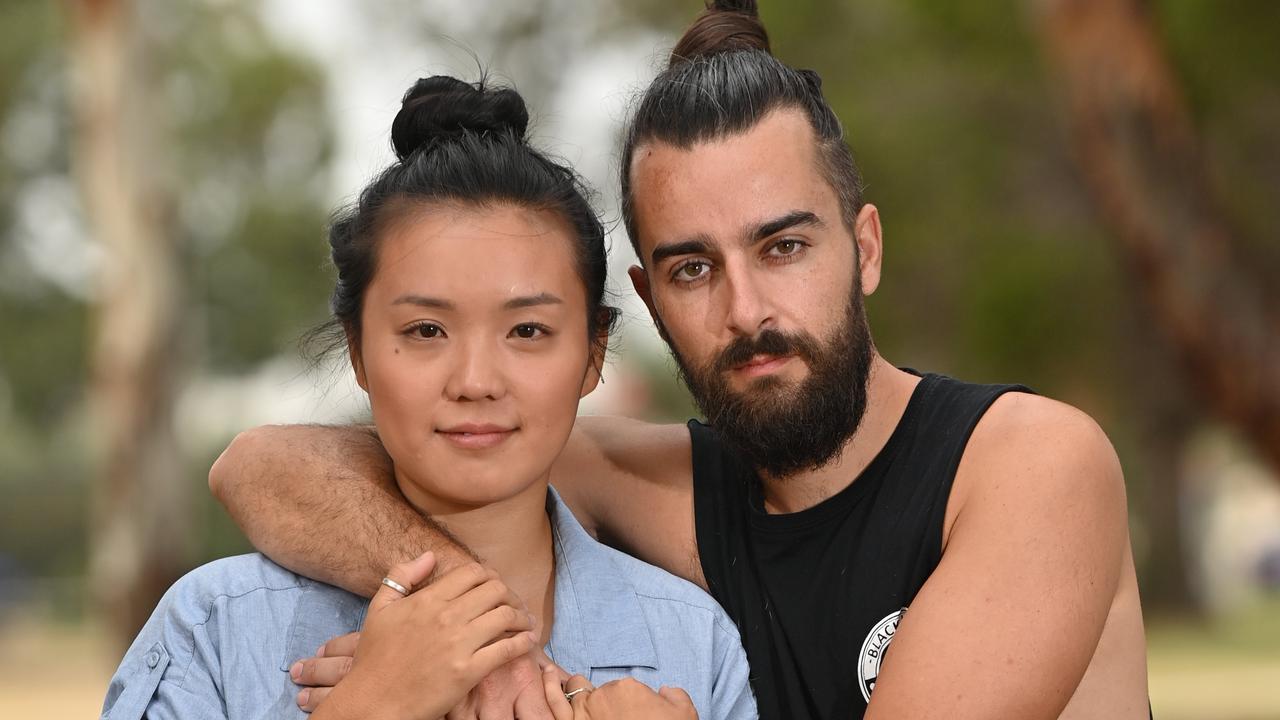 Nicky Wong and partner Jose Merlos are lucky to be alive. Picture: Keryn Stevens