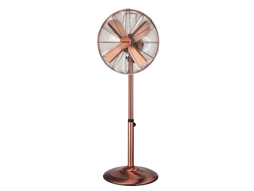 Nordic 45cm Copper Pedestal Fan, $89.