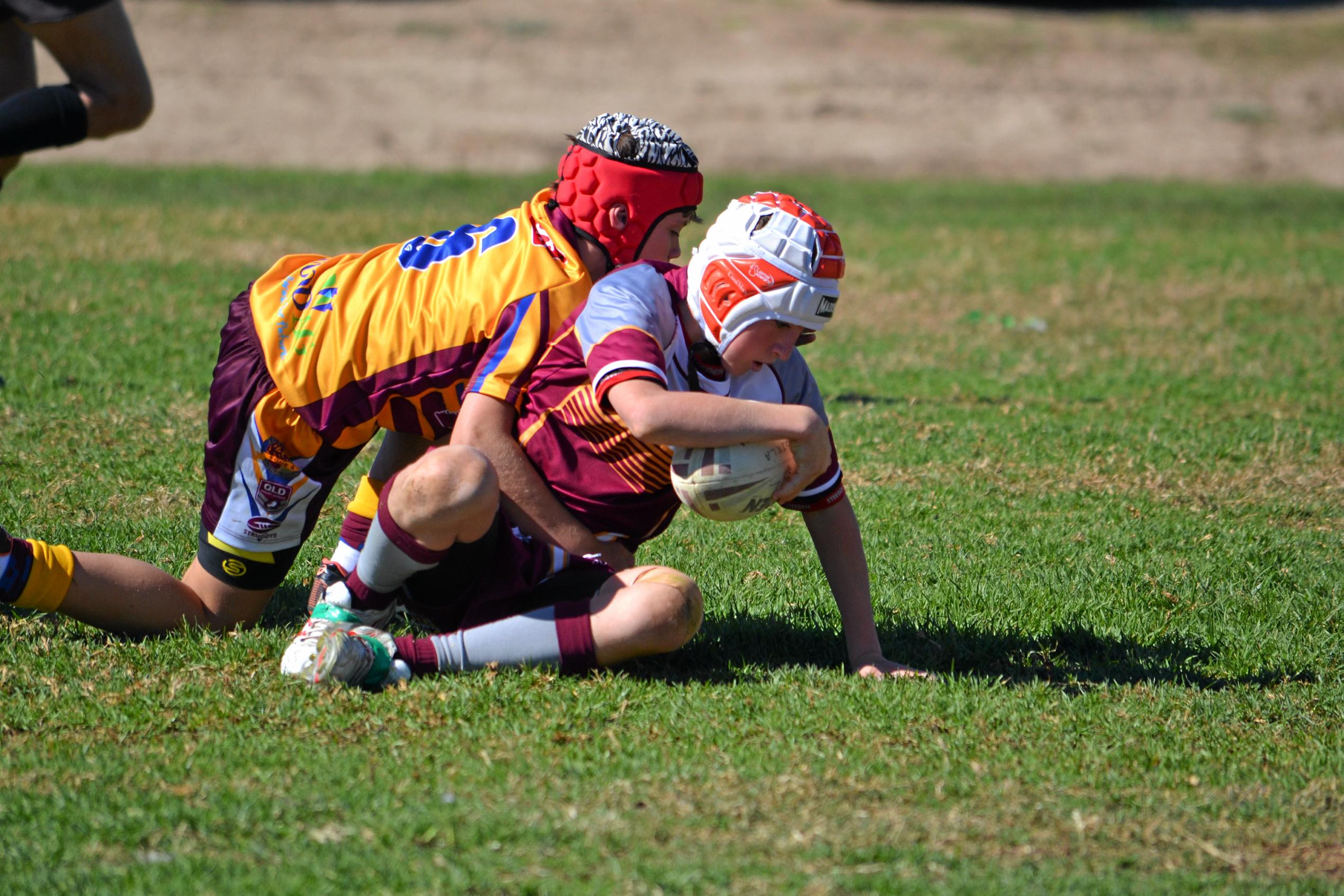 Zone 4 rugby league Carnival in Roma. Roma vs Jandowae. Picture: Molly Hancock