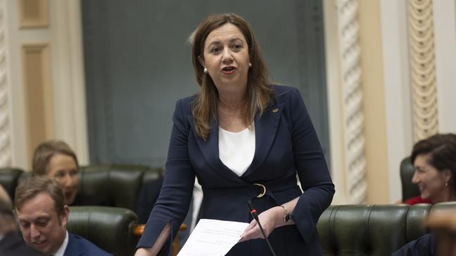 This week, Queensland Premier Annastacia Palaszczuk became the Donald Rumsfeld of pandemic management when she cited a version of his “unknown unknowns” to justify her Omicron paranoia. Picture: NewsWire / Sarah Marshall