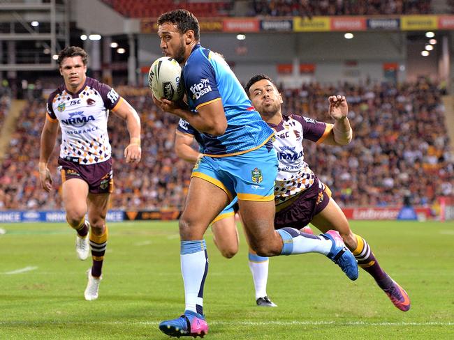 Roberts-Davis playing for the Titans in 2017. Picture: Bradley Kanaris/Getty Images