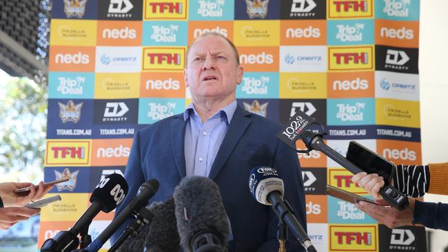 Titans chairman Dennis Watt have an honest assessment. Image: Glenn Hampson