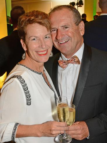 Lindsay Wallace and Colin Wheeler at Gold Coast Sports Awards dinner at QT Resort, Surfers Paradise. Picture: Regina King