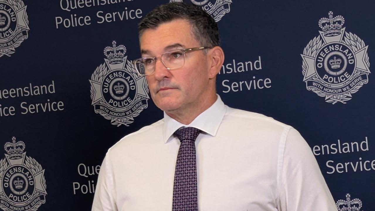 Detective Inspector Mark Mooney speaking on Monday, January 13, 2025, about the shooting of Linley Anyos, 33. Picture: Alex Treacy