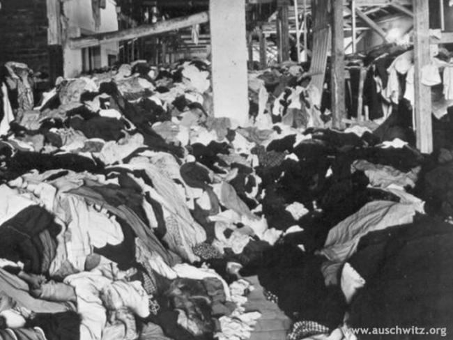 Things that belonged to deported Jews found after the liberation. Yvonne’s task was to sort through these belongings. Picture: Auschwitz.org