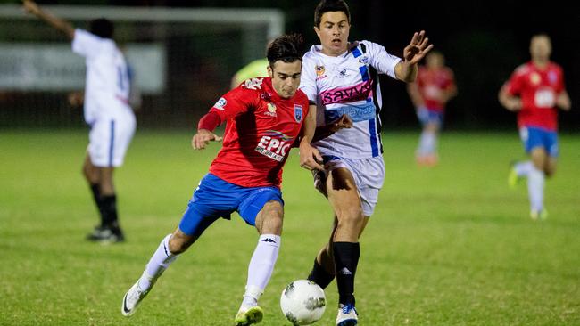 Nikola Mileusnic as a youngster in action for White City Woodville in 2014. 