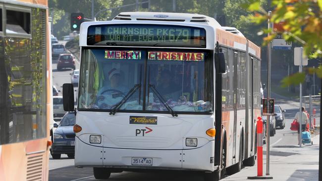 Fortunately bus services will continue along Hoddle St while roadworks are underway, however there may be delays Picture: Stuart Milligan