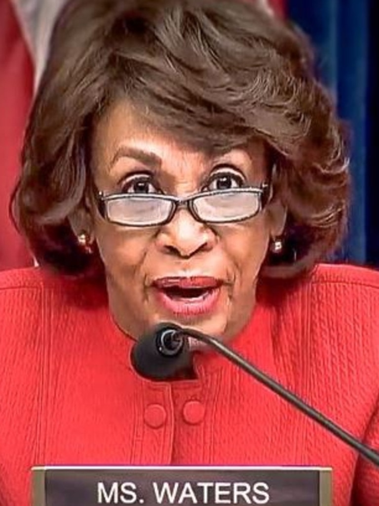 US Democrat congresswoman Maxine Waters. Picture: Supplied