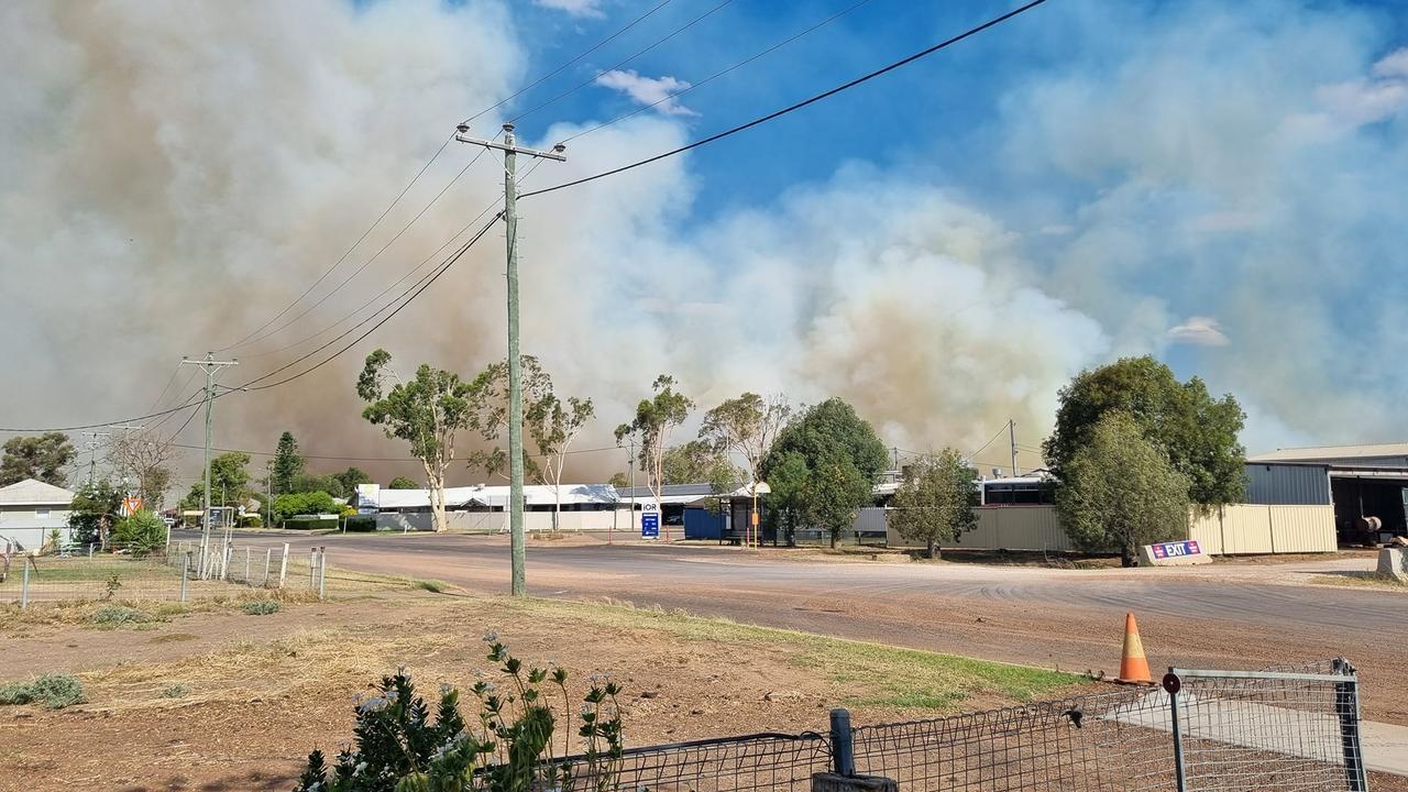 About 500 residents were forced to flee the blaze. Picture: Facebook / Poppy N Trevor Cooper