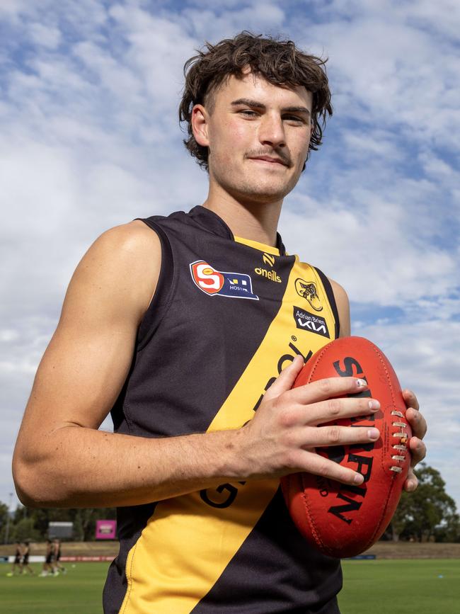 Oscar Adams is now a Gold Coast Sun. Picture: Kelly Barnes
