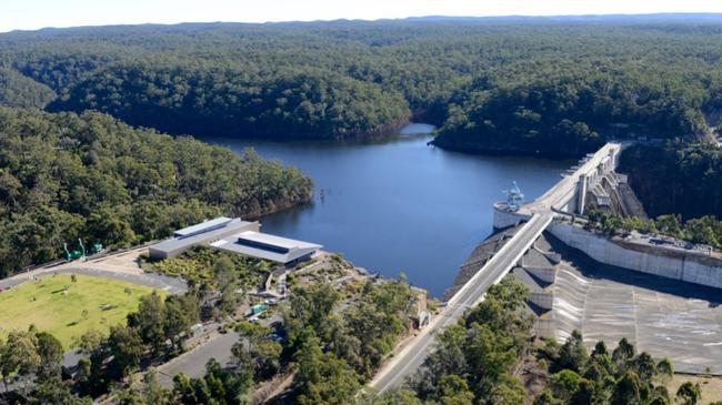 Warragamba Dam aerial view. Picture: Visit Wollondilly