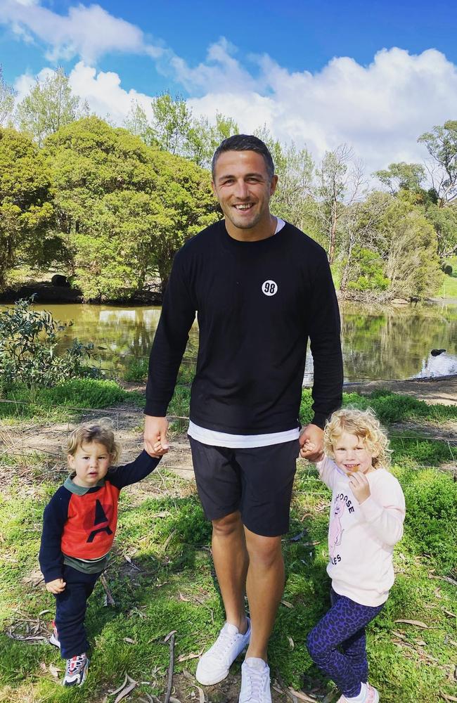 Former Rabbitohs player Sam Burgess splits his time between Sydney and the Southern Highlands. Picture: Instagram