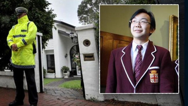 Wei Li, inset, and the site of the alleged murder at Burnside.