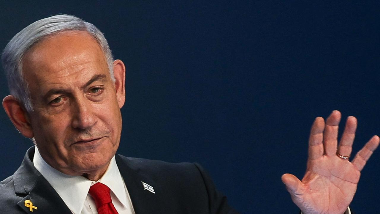 Israeli Prime Minister Benjamin Netanyahu has said his government was committed to preventing starvation in Gaza. Picture: Ronen Zvulun / Pool / AFP