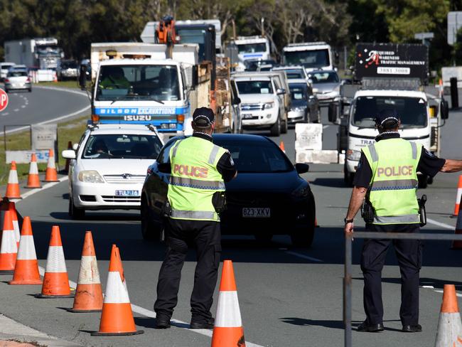 Qld Premier Annastacia Palaszczuk has called for the NSW-Qld border to be moved further south to help border communities Picture: NCA NewsWire / Steve Holland