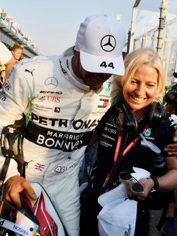 Lewis Hamilton has split from longtime trainer Angela Cullen. Photo: Instagram.