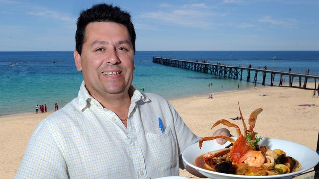 Restaurant manager Filipe Horta at Horta’s restaurant, Port Noarlunga.