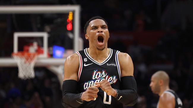 Russell Westbrook’s Clippers debut won’t be quickly forgotten. Photo: Harry How/Getty Images/AFP