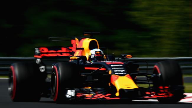 Daniel Ricciardo was fastest in both practice sessions on Friday for the Hungarian GP.