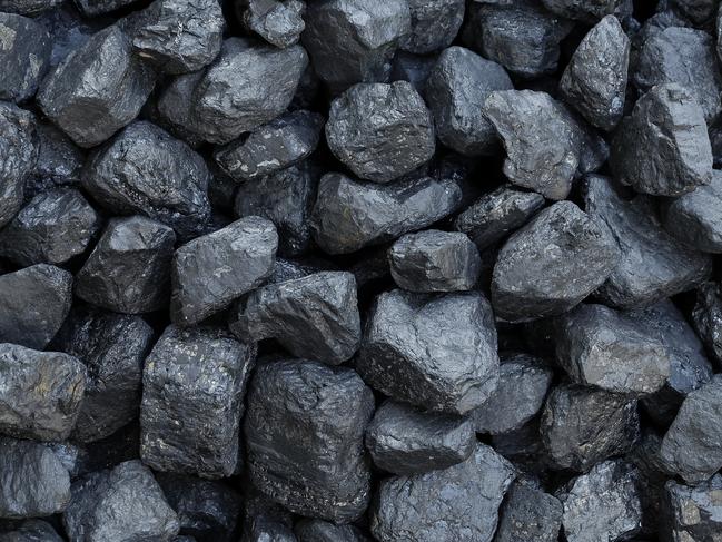 Close-up - heap of coal