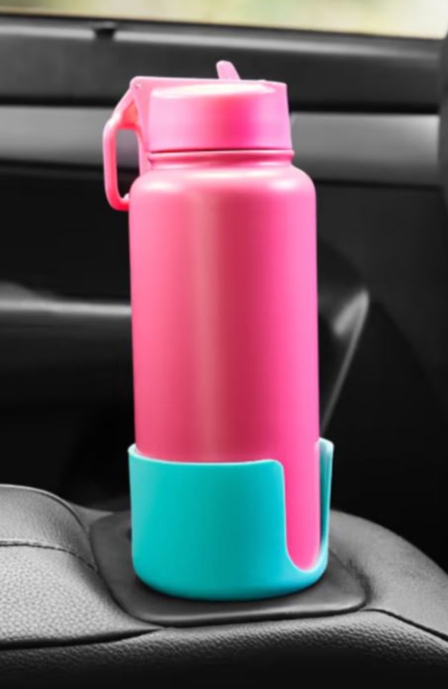 This Car Cup Holder Lets Ya Keep Yr Emotional Support Drink Bottle Close