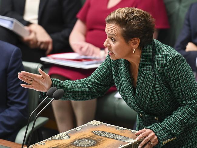 CANBERRA, AUSTRALIA, NewsWire Photos. JUNE 1, 2023: Michelle Rowland during Question Time at Parliament House in Canberra. Picture: NCA NewsWire / Martin Ollman