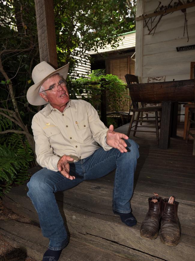 Hughes Pastoral head Peter Hughes at Tierawoomba Station, Nebo, Queensland.