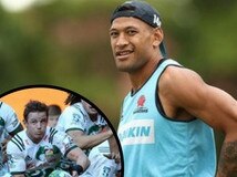 Israel Folau will come face-to-face with one of his biggest detractors.