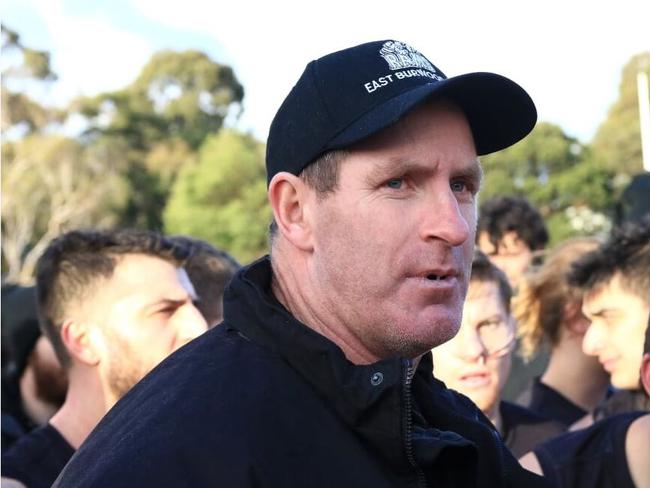 East Burwood coach Stuart Wynd played in the Rams’ last premiership. Picture: Davis Harrigan