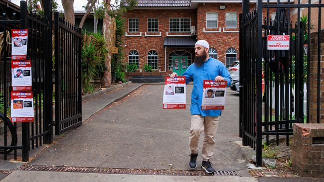 Wissam Haddad at the Al Madina Dawah Centre in Bankstown on Tuesday. Picture: Justin Lloyd